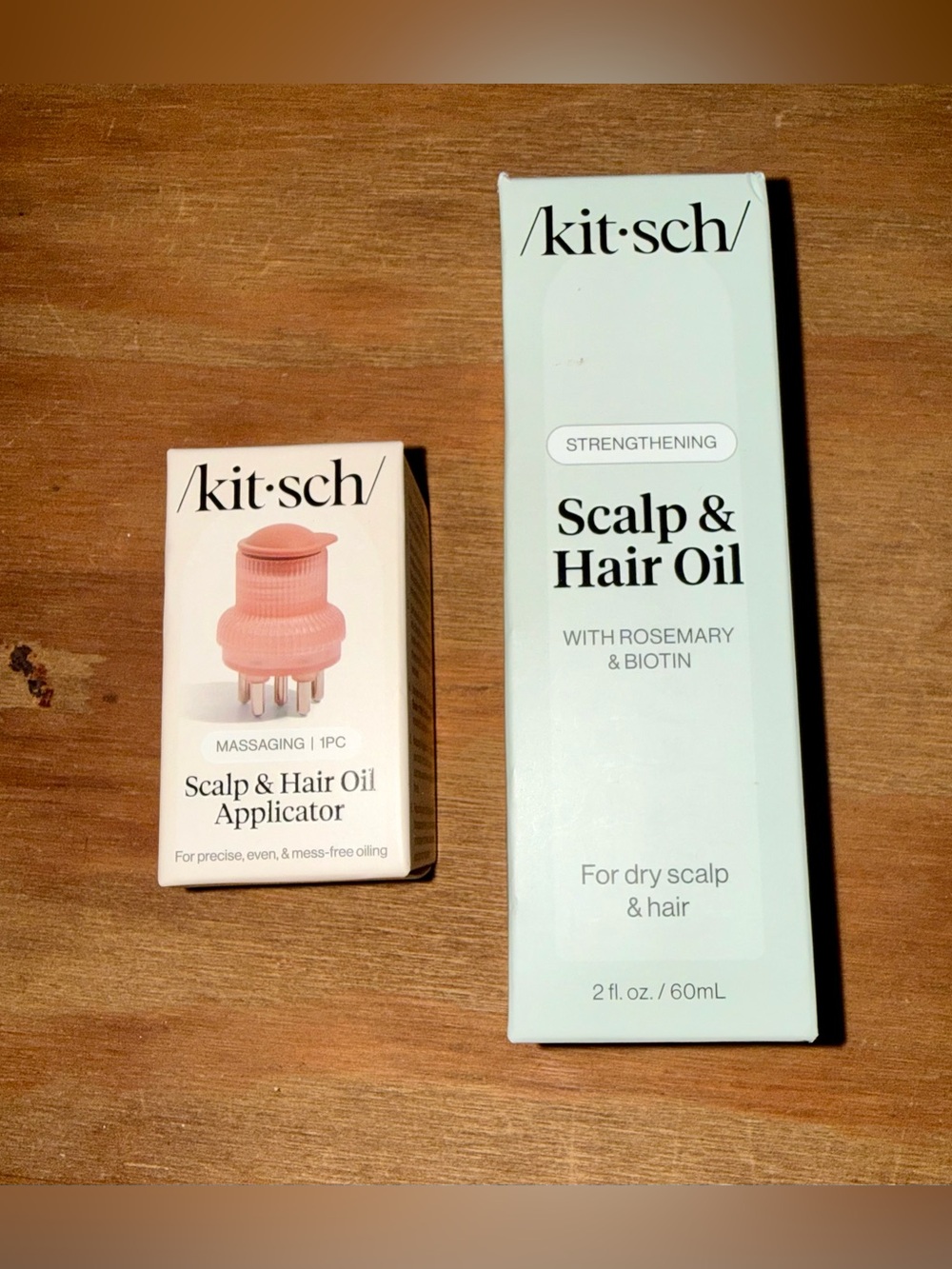 NWT- Scalp Oil Applicator + Biotin Oil Bundle by Kitsch.
